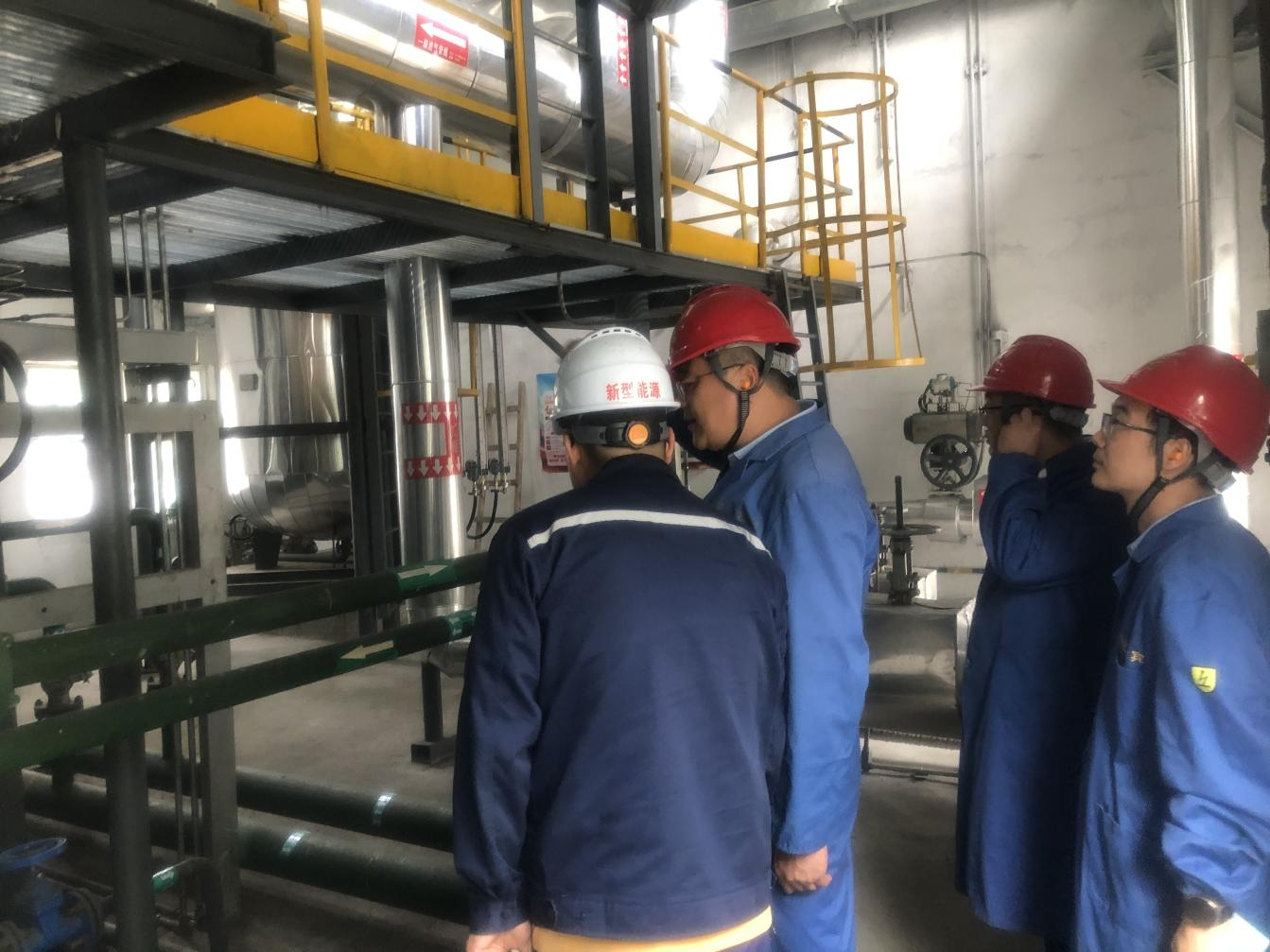 劉新成帶隊(duì)赴中泰公司、灃京公司調(diào)研指導(dǎo)